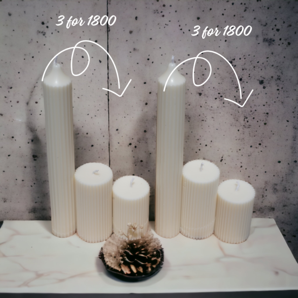 Slim column with mini pillars