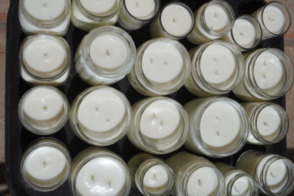 Vintage Candle jars with Rustic Elegancy.