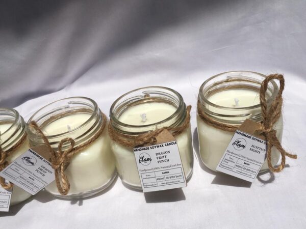 Vintage Candle jars with Rustic Elegancy.