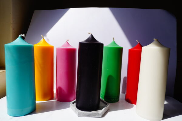 Pillar Block Candle