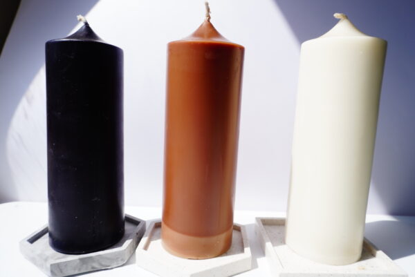 Pillar Block Candle