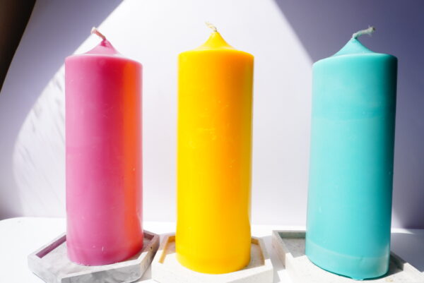 Pillar Block Candle